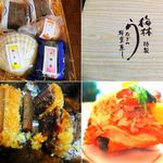 日本料理　梅林 - 化粧箱セットと鰻・カニ。