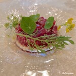 プチレストラン ブーケ・ド・フランス - 金木町産の馬肉のタルタル