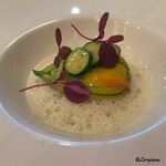 プチレストラン ブーケ・ド・フランス - 帆立の花ズッキーニ詰