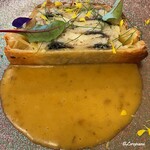 プチレストラン ブーケ・ド・フランス - 天然鰻のパイ包み焼 海胆のソース
