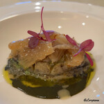 プチレストラン ブーケ・ド・フランス - 蝦夷あわびとフカヒレのエチュベ