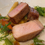 プチレストラン ブーケ・ド・フランス - シルキーな歯触りのイベリコ豚ベジョータ