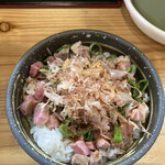 極麺 青二犀 - 大人のチャーシュー丼350円