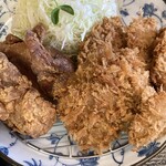 とんかつ 紋吉 - ロース＆唐揚げランチ900円税込