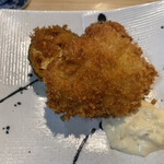 小料理 椿 - 鱧のフライとズッキーニのフライ