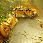 Okonomiyaki Tetsu Pan Yaki Kata Oka - 断面