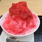 和カフェ 京あんじゅ - いちごかき氷