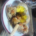 にこたま割った