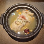 参鶏湯 tan - ~鍋物~-hot pot dishes-　自家配合 薬膳 参鶏湯