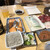 丸惣 - 料理写真:左上から
          鮭、イカ刺、マグロ刺、塩辛、塩揉み、しらすおろし