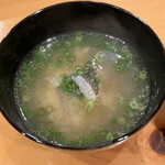 鮨 いとう - お吸い物　あら汁