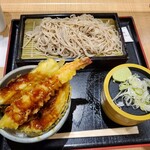 天常庵 - せいろそばミニ天丼セット