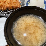 Tonkatsu Wakou - しじみの味噌汁