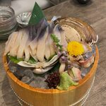 Hokkaidoubussan - 「函館産活ほっき貝刺身」1,078円