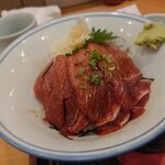 蕎麦懐石 茅場町 更科 - 鮪漬け丼のアップ 202207