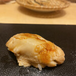 鮨 さいとう - 本日のメインイベント！！アナゴさんVSマスオさんのアナゴさんの方。アナゴさんの勝ち