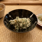 伊勢 三玄 - 鮎とタデの葉の混ぜご飯