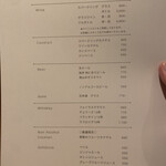 Steak&Wine Bocci - ドリンクメニュー