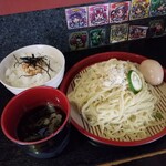 塩そば専門店 桑ばら - 山ワサビの盛りそば ならやのカエシと山ワサビご飯定食
