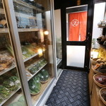 まな板の上の旬　ぽぽぽん - 直接仕入れられている朝倉野菜。販売もされています