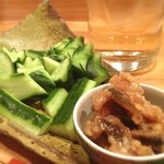 Shunsai Kappou Washin - 久しぶりに和歌山産味噌を使ったもろきゅう。上手い！