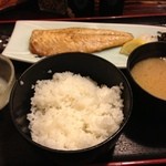 Houchouya - 焼魚定食（サバ塩焼） 550円