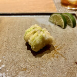 天ぷらあら木 - そら豆