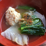 鳴子ホテル - 鳴子の名物ちゃんこ汁。つみれがふわふわ。