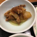 鳴子ホテル - 牛すき焼き煮。温泉卵からめればよかった。失敗。