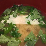 鳴子ホテル - しじみ汁。しみる〜❣️