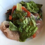 鳴子ホテル - 生ハムサラダ。