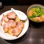 拉麺5510 - ほんいつ〜ゴロゴロマグロのネギ塩つけそば