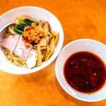 麺処 ゆきち - 赤い醤油つけ麺