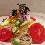 Soba Kappou Yoin - 夏野菜のジュレおろし蕎麦　
