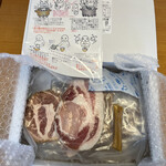 らぁ麺 飯田商店 お土産直売所 - 「本店しょうゆらぁ麺3食セット（具材付き）」4600円