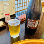 立峰 - 瓶ビールはキリンラガービールの中瓶