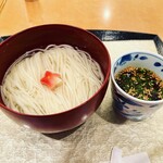 茶寮 帝塚山 季 - 釜揚げ風稲庭うどん