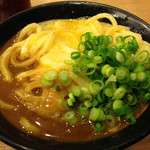 うどん 丸香 - 【10回目】釜たまカレー・大盛(正規価格660円、支払価格780円)