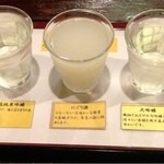 居酒屋 一ノ蔵 - 利酒Aセット ¥1,500