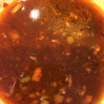 志庵 - 四川風麻婆麺のスープ