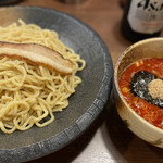 つけ麺屋 ひまわり - 辛口つけ麺　中盛り