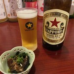 ぎんから - ビールとお通し