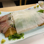 割烹よし田 - 活イカ刺し