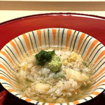 成生 - 天バラは後で出汁をかけていただきます