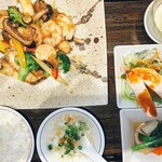 北京飯店 - 三種海鮮のXO醬炒め