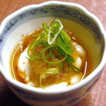 岩さき - 白子ポン巣おろし。