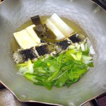 岩さき - お鍋は焼穴子。