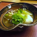 岩さき - ←盛り付けられました。