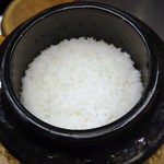 岩さき - 丹波のお米キヌヒカリが炊き上がりました→