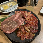 Gyuu kaku - 肉盛合わせ